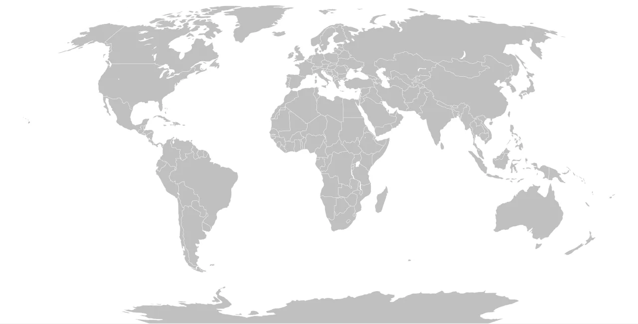 World map with India and international Rice DDGS supply markets