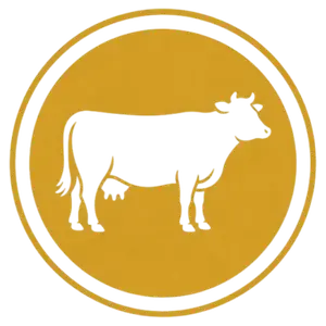 Cattle feed market icon