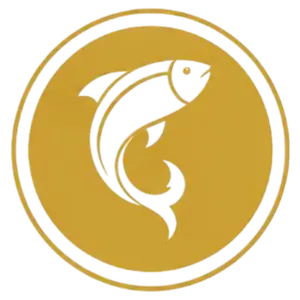 Fish feed market icon